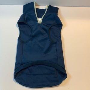 No Brand Pet Sweater Blue With Light Green Zippers Size M Pet use Only New